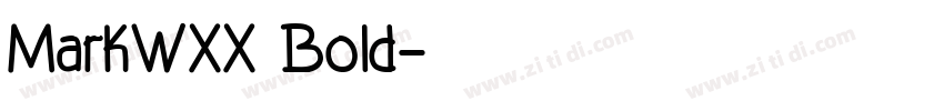 MarkWXX Bold字体转换